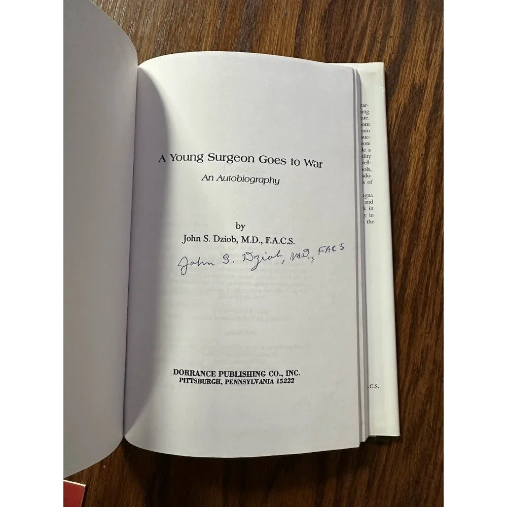 A Young Surgeon Goes to War  (1st Ed,‎ Signed) With Letter